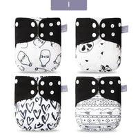 Eco-friendly Diaper Adjustable Reusable Coffee Fiber Diaper Pocket Fit Baby Nappies Pants Waterproof Nappies for Baby and Kids In Modern Design - BIG FRENCHIES