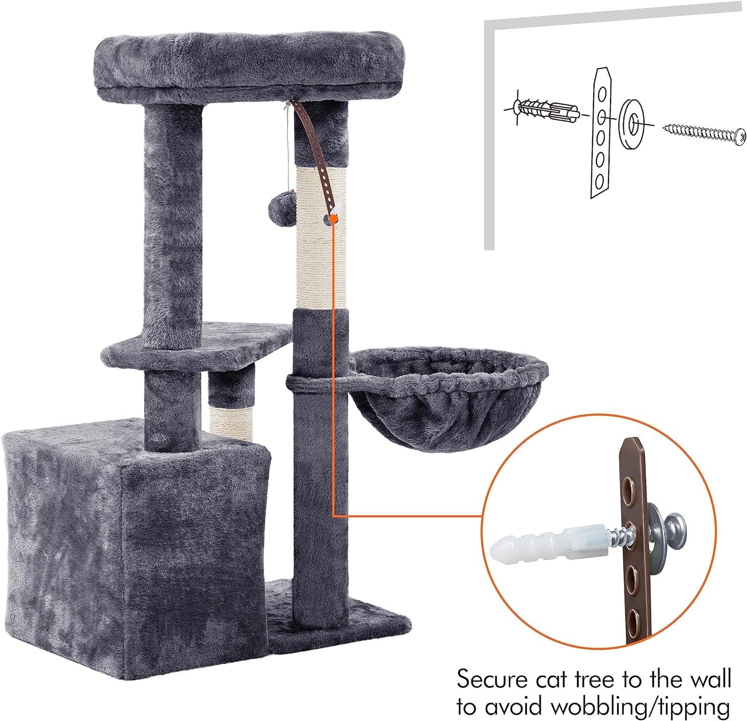 34In Cat Condo with Extra Scratch Boards - BIG FRENCHIES