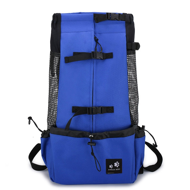 Pet Dog Carrier Bag Carrier For Dogs Backpack Out Double Shoulder Portable Travel Backpack Outdoor Dog Carrier Bag Trave