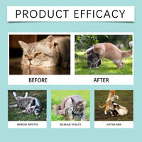 Cat Probiotic Supplement Tablets, Gut & Digestive Health Support With Vitamin B2 & Selenium, Immune, Skin & Vision Care,