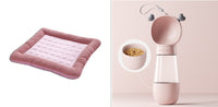 Pet Cooling Pad Bed For Dogs Cats Puppy Kitten Cool Mat Pet Blanket Ice Silk Material Soft For Summer Sleeping Blue Brea