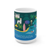 SANTA BARBARA 11 OZ OR 15 OZ CERAMIC MUG - BIG FRENCHIES