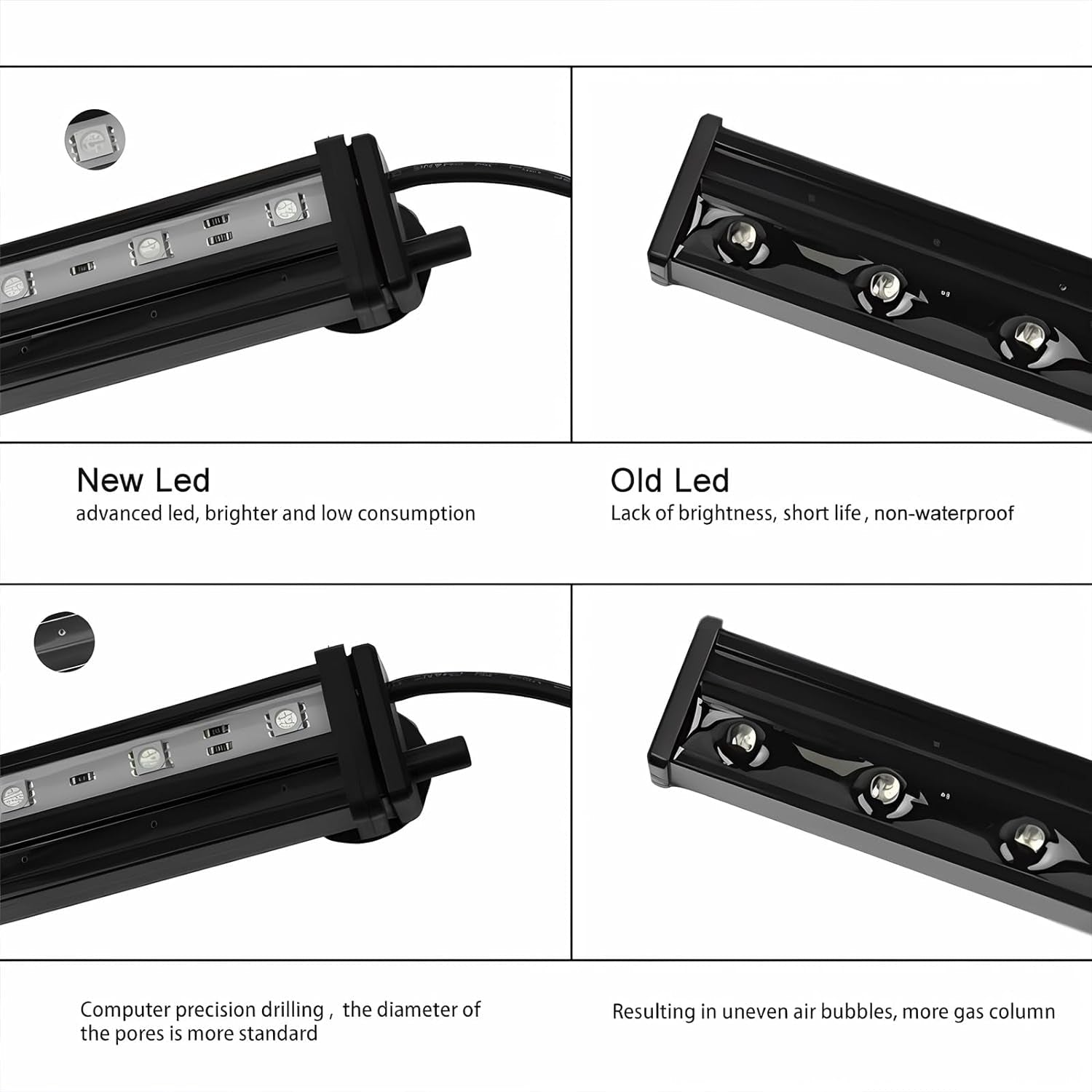 Fish Tank Light with Air Bubble Hole - BIG FRENCHIES