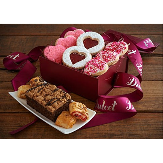 Classic Heart Sugar Cookies Gift Basket - BIG FRENCHIES