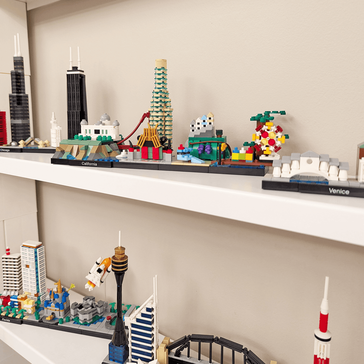 California Skyline Architecture Building Kit - Custom Building Set - Made Using LEGO® Parts-Building Toys-BIG FRENCHIES-StudBee