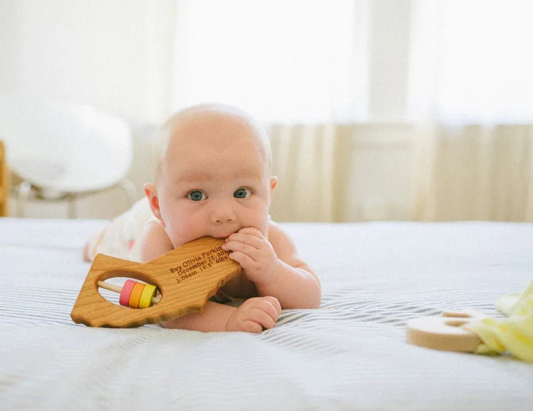 California State Wooden Baby Rattle™ - BIG FRENCHIES