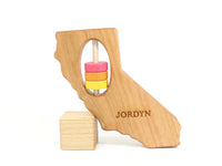 California State Wooden Baby Rattle™ - BIG FRENCHIES