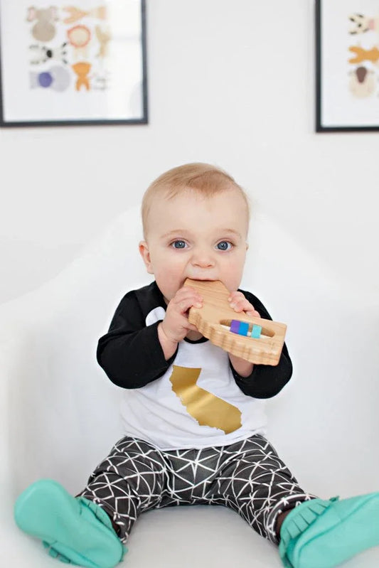 California State Wooden Baby Rattle™ - BIG FRENCHIES