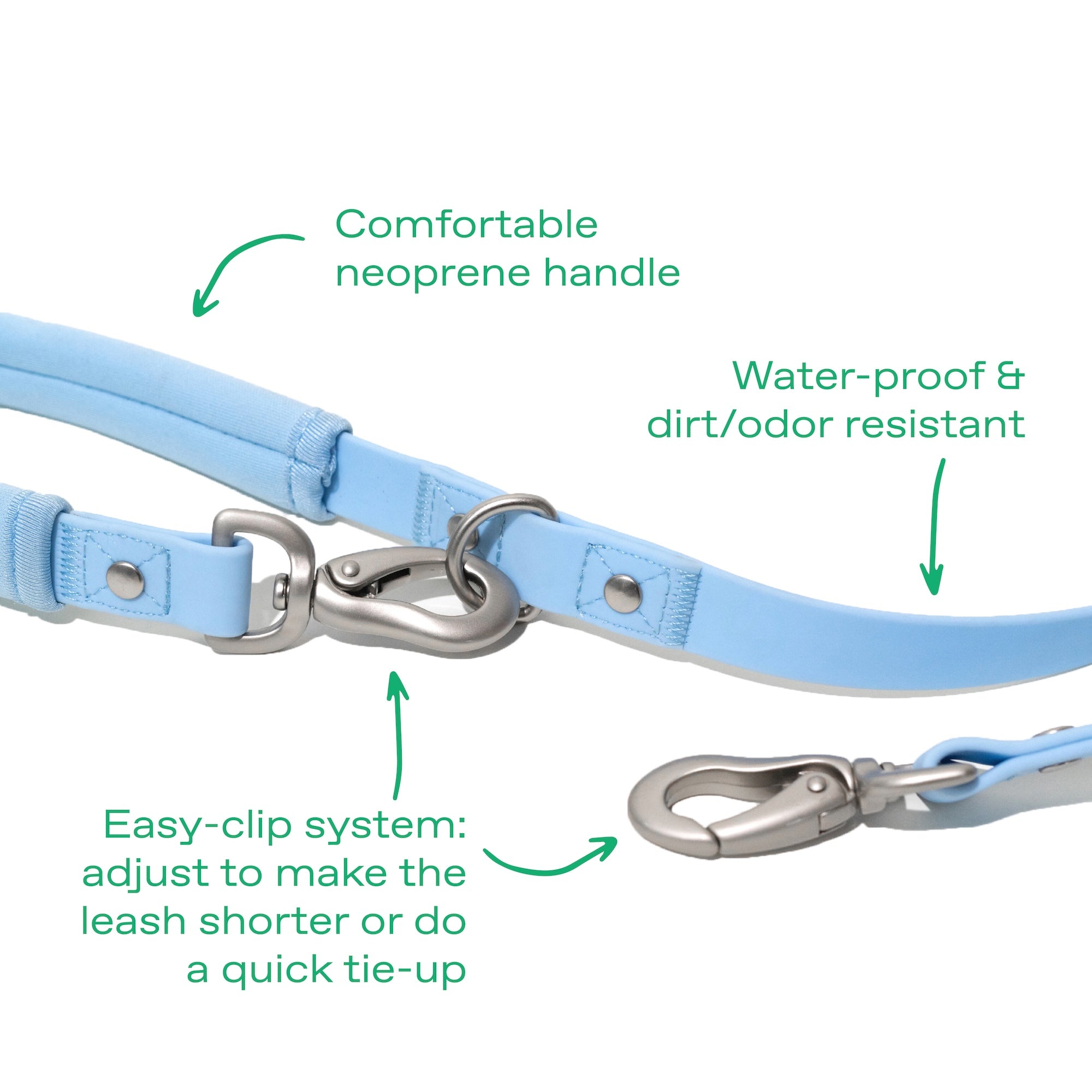 Original Dog Leash with Neoprene Handle - BIG FRENCHIES