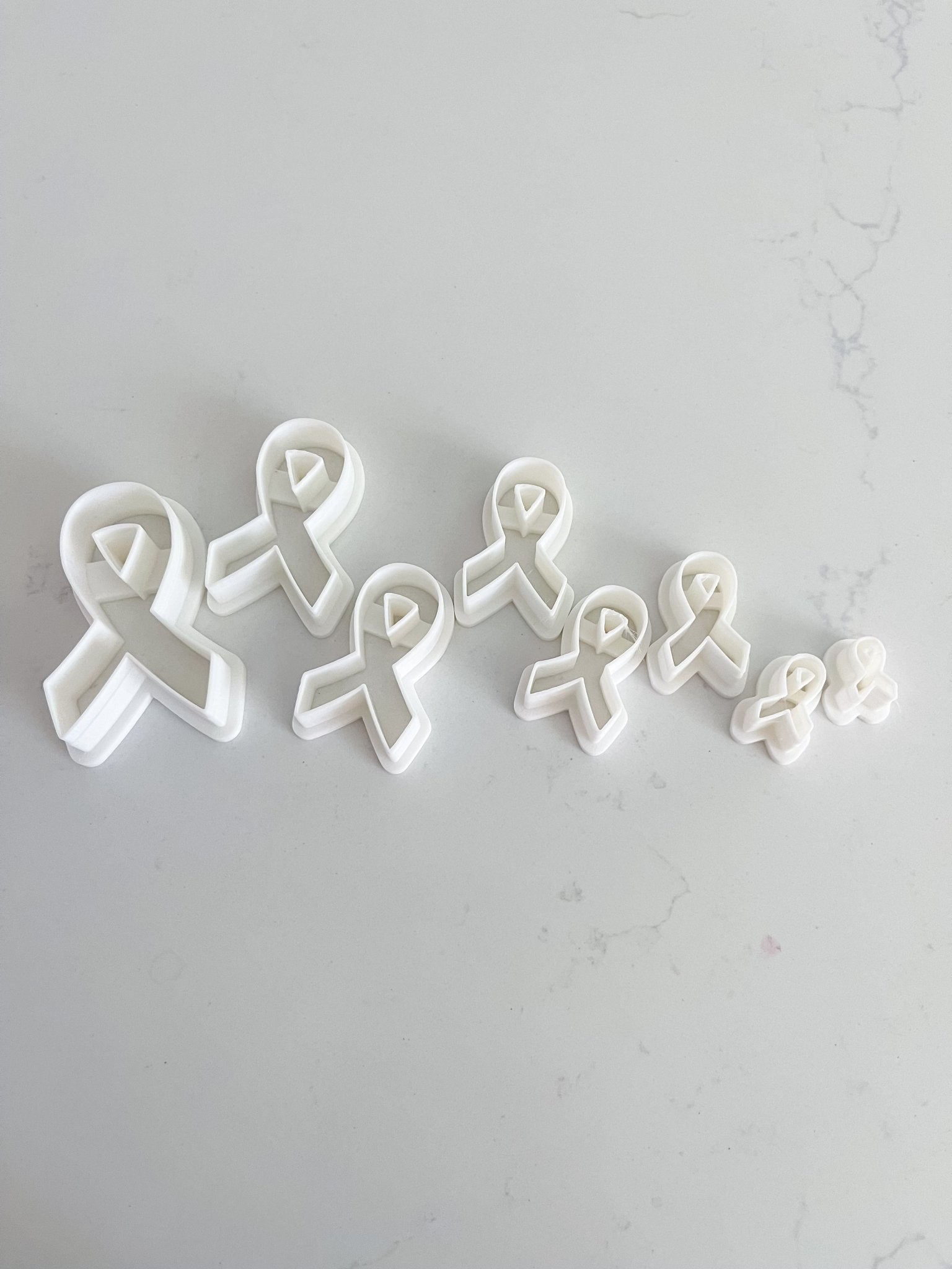 Cancer Awareness Ribbon Clay Cutter Set