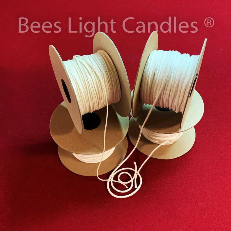 Candle Wick Spools | Square Braided Cotton | Wick Size - 1|0 2|0 3|0 4|0 5|0 6|0 #1 #2 #3 #4 #5 #6 - BIG FRENCHIES
