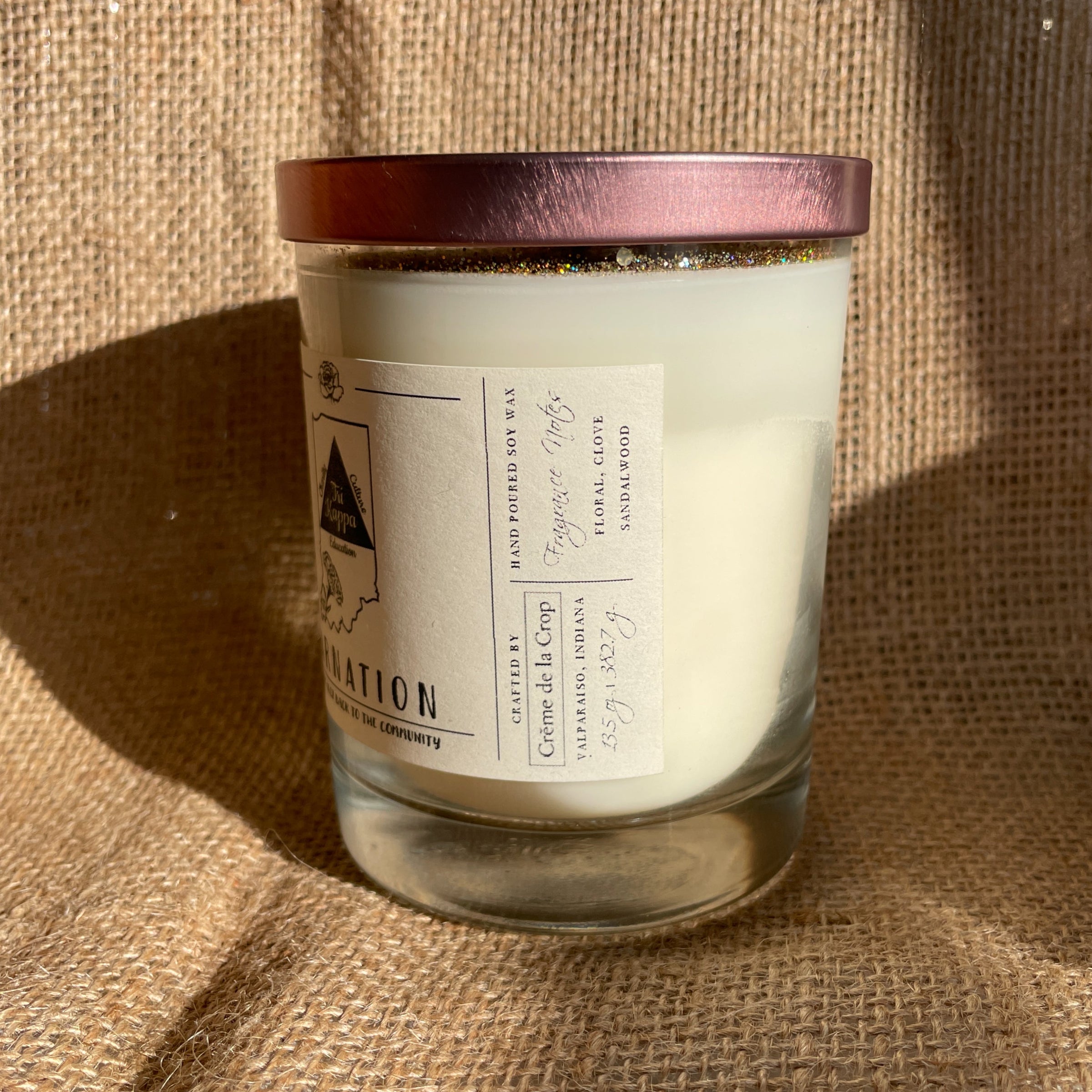 Soy Candle - Tri Kappa (Carnation) - BIG FRENCHIES