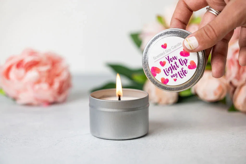 Trio of Tin Soy Candle - Scented with Bergamot and Lavender Essential oils - BIG FRENCHIES