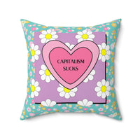 Capitalism Sucks Pillow - BIG FRENCHIES