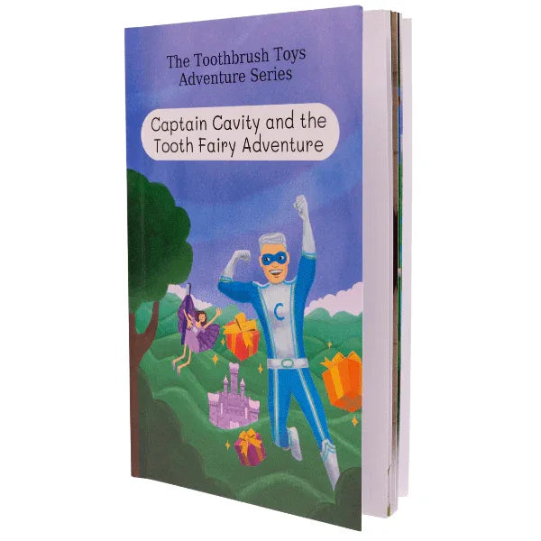Captain Cavity and the Tooth Fairy Adventure Book by Toothbrush Toys - BIG FRENCHIES