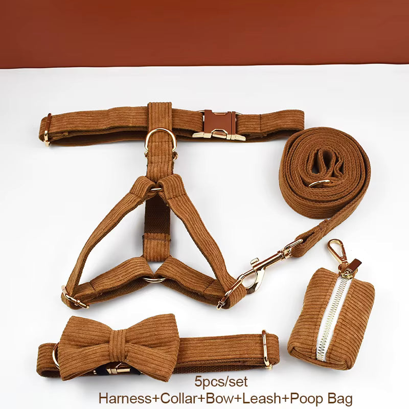 Personalized Caramel Corduroy Classic Set