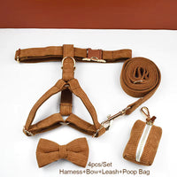 Personalized Caramel Corduroy Classic Set