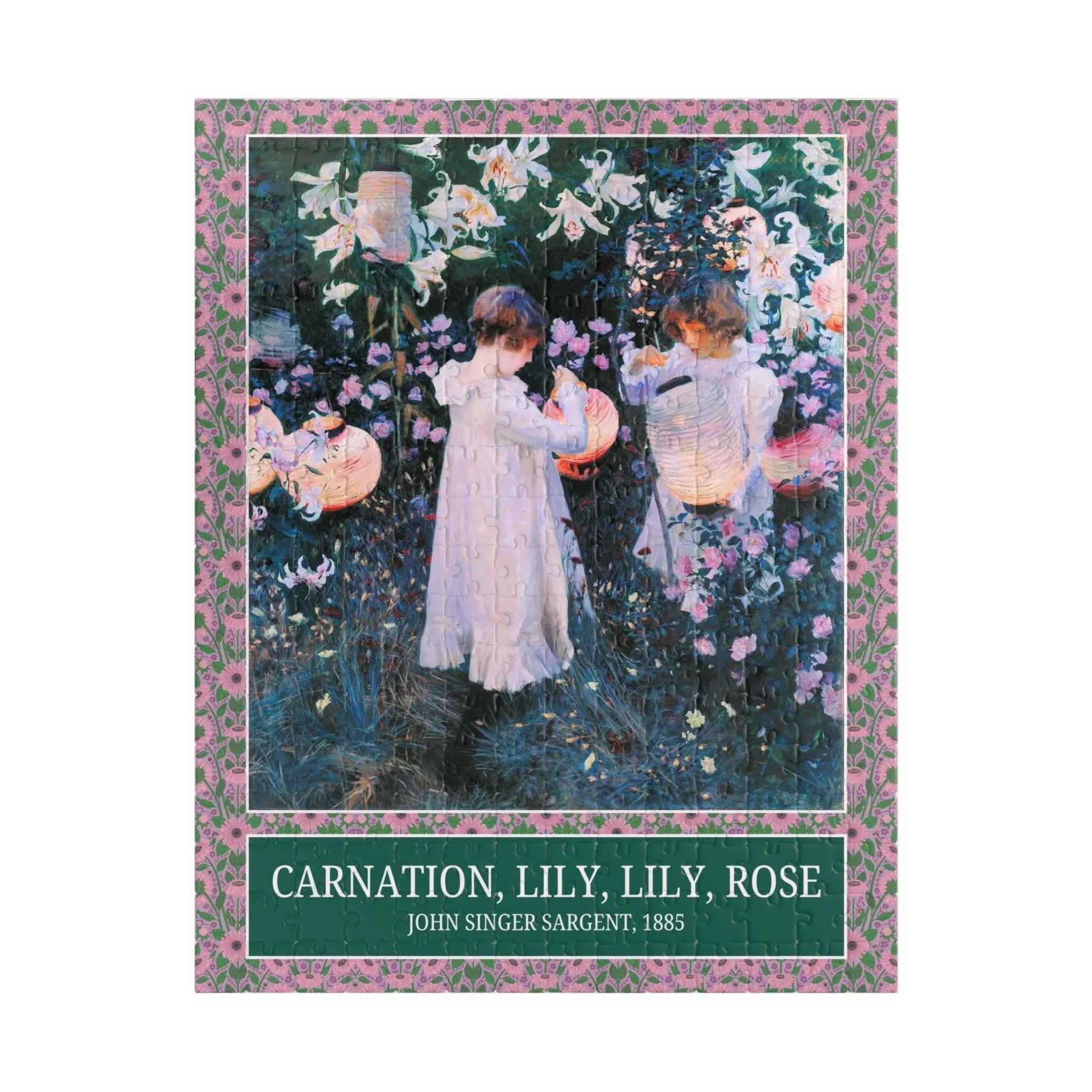 Carnation Lily Lily Rose by John Singer Sargent - BIG FRENCHIES