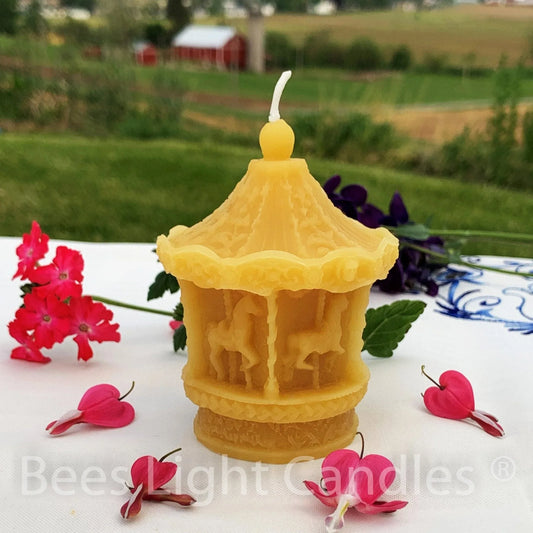 Carousel Beeswax Candle | Merry-Go-Round - BIG FRENCHIES