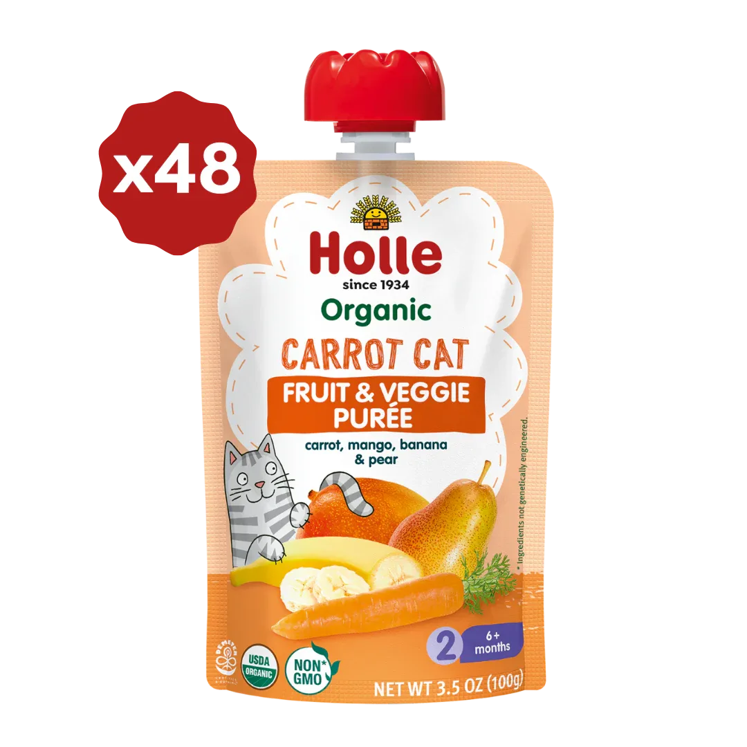 Organic Fruit & Veggie Purée - Carrot Cat - BIG FRENCHIES