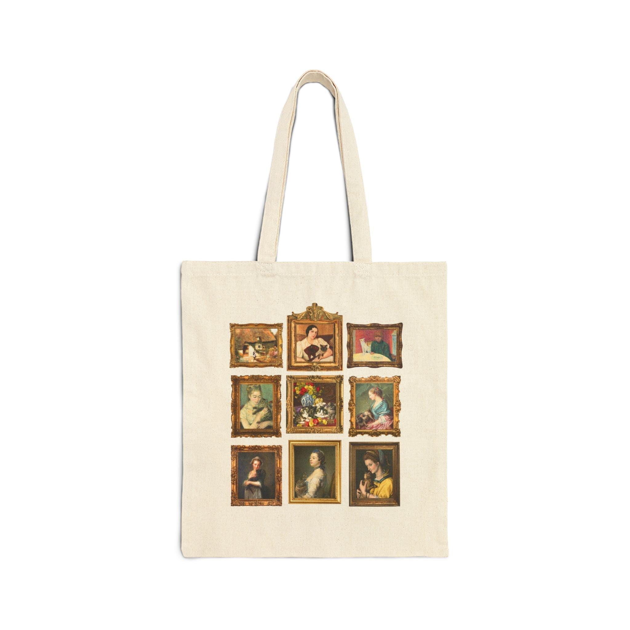 Cat Art History Tote Bag: Famous Paintings of Cats with Women - BIG FRENCHIES