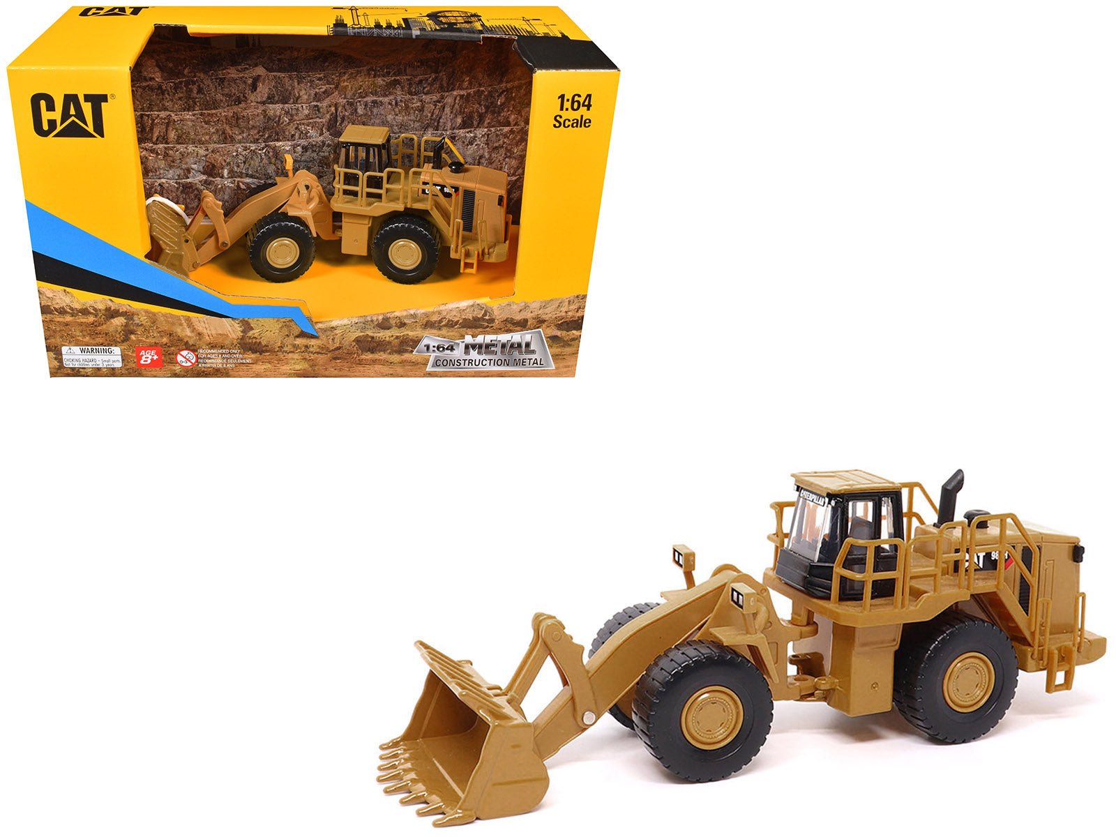 CAT Caterpillar 988H Wheel Loader Yellow 1/64 Diecast Model by Diecast Masters  free shipping USA