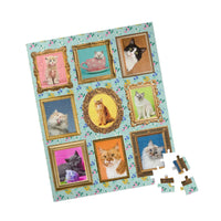Funny Cat Photos in Frames Puzzle - BIG FRENCHIES