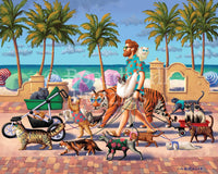 Cat Walker 1000 Piece Jigsaw Puzzle by Boardwalk Puzzle Company - BIG FRENCHIES