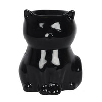 Gothic Black Cat Oil Burner and Wax Warmer - BIG FRENCHIES