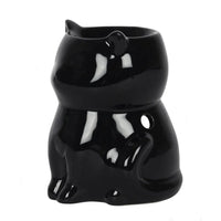 Gothic Black Cat Oil Burner and Wax Warmer - BIG FRENCHIES