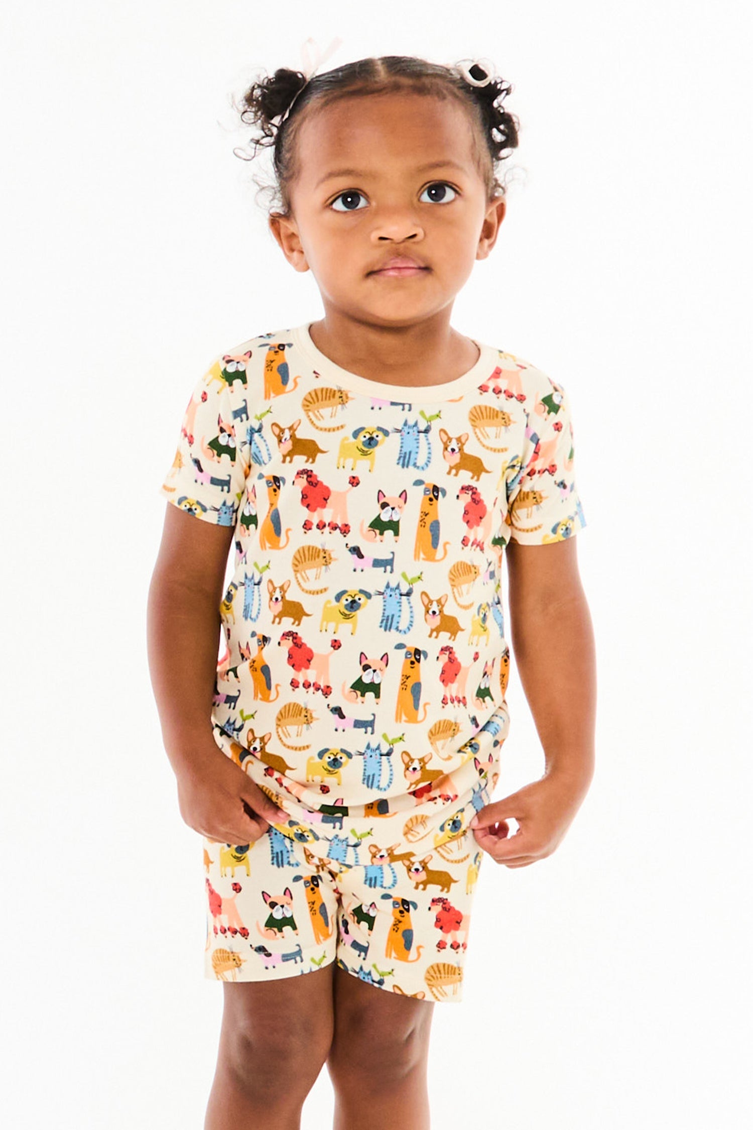 Shorts Pajama Set - Cats + Dogs