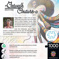 Catwalk Couture - Chic Kitty Stroll 1000 Piece Jigsaw Puzzle by Masterpieces Puzzles - BIG FRENCHIES