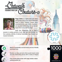 Catwalk Couture - Fashionista and Feline 1000 Piece Jigsaw Puzzle by Masterpieces Puzzles - BIG FRENCHIES