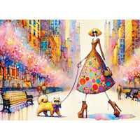 Catwalk Couture - Glamour Paws 1000 Piece Jigsaw Puzzle by Masterpieces Puzzles - BIG FRENCHIES