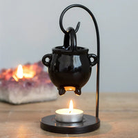 Hanging Cauldron Halloween Oil Burner - BIG FRENCHIES