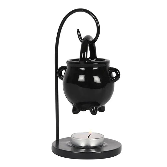 Hanging Cauldron Halloween Oil Burner - BIG FRENCHIES