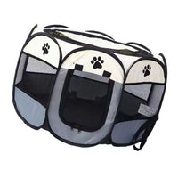 Portable Dog Crate Breathable Spacious Space Easy To Clean Enclosed Foldable Soft Kennel For Cats Dogs Small 72x43cm/28.