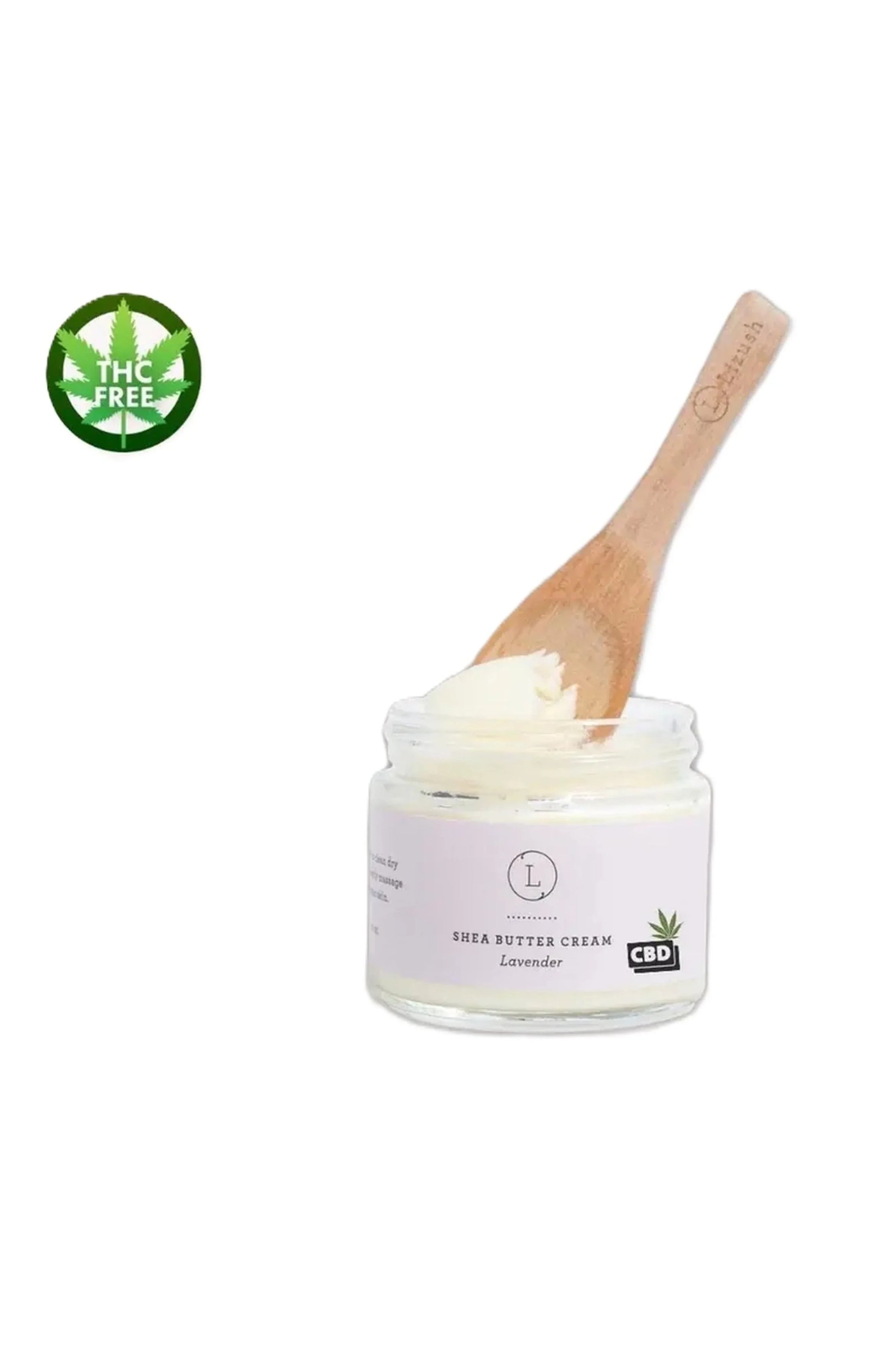 CBD Lavender Shea Butter with CBD, Body Cream (THC free) - BIG FRENCHIES