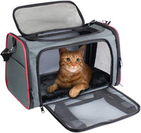 Soft-Sided Pet Carrier for Cats & Small Dogs, 22 lb, 19-Inch