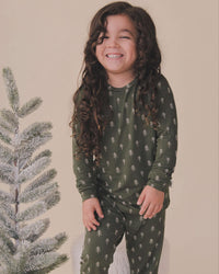 Christmas Tree Bamboo Pajamas - 2pc Set - BIG FRENCHIES