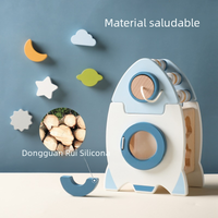 Wooden Rocket 5-in-1 Multifunctional Toy Set