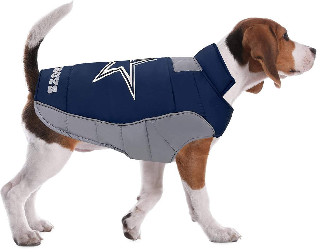 NFL Puffer Vest for Dogs & Cats – All Teams, XS–3XL