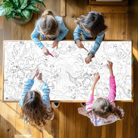 Dinosaur Coloring Tablecloth - BIG FRENCHIES