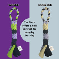 Interactive Tug & Treat-Dispenser Toy for Dogs Teething Relief Lavender