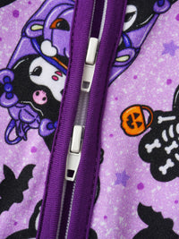 PoshTOT Sanrio Kuromi Purple Bamboo Baby Convertible Zippy Romper