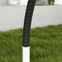 Dog Agility Kit Pet Obstacle Course Training Equipment Outdoor with Weave Poles, Carry Bag, Black