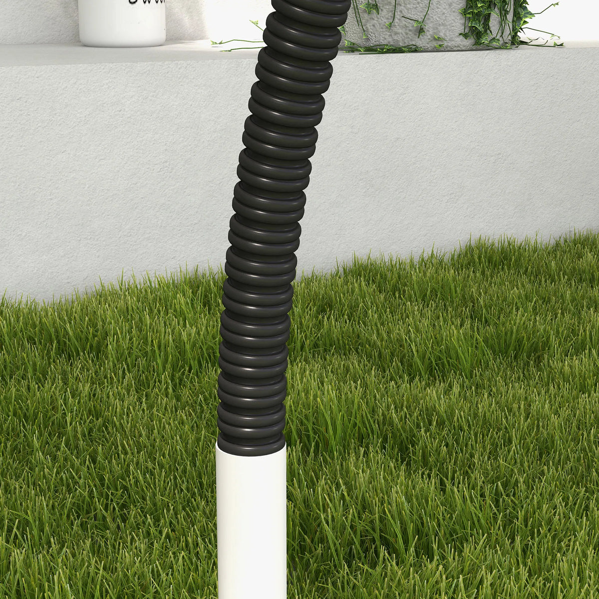 Dog Agility Kit Pet Obstacle Course Training Equipment Outdoor with Weave Poles, Carry Bag, Black