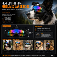 Dog Goggles For Medium & Large Dogs