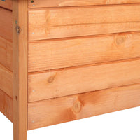 20-inch removable roof, waterproof, green asphalt roof, cedar wood, wooden chicken and rabbit cage