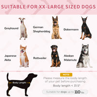 XL Elevated Dog Bed, Outdoor Raised Dog Bed, Portable Pet Cot w/Carry Bag Metal Frame Breathable Mesh Indoor and Outdoor